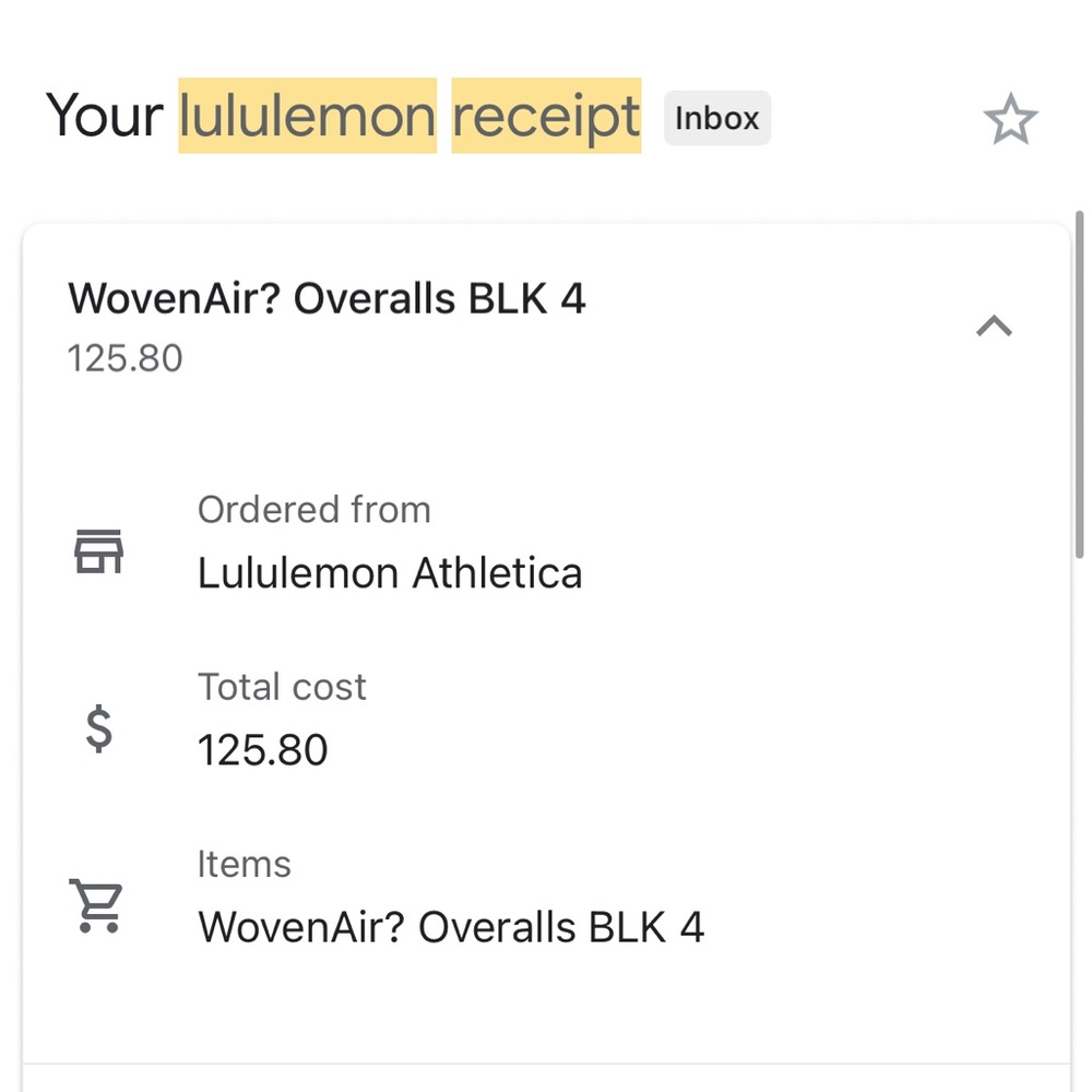 Lululemon WovenAir overall - Picture 7 of 7
